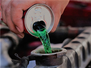 Forklift radiator repair and check