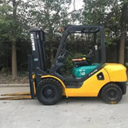 Why does the forklift stop by itself while driving