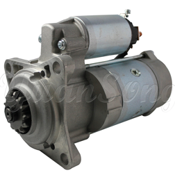 The forklift starter motor can't start the engine, but it can run. Why?